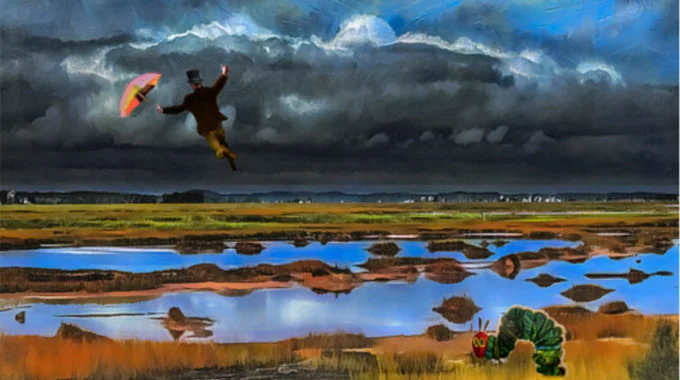 Beware Of Spiritual Shortcuts.Rusty Russ, Windy Day On The Marsh